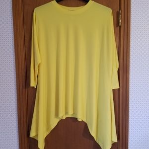 Two tunics. One yellow & One mocha.